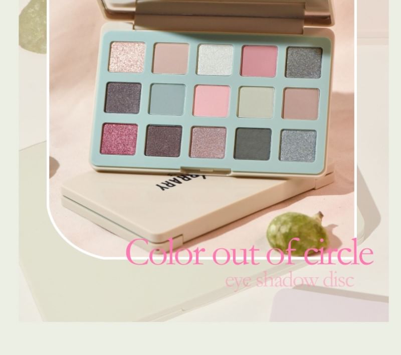 GOGO TALES - 15 Colors Eye Palette - Delight, #G04 Delight - 24g, 186 g, 6955416234201