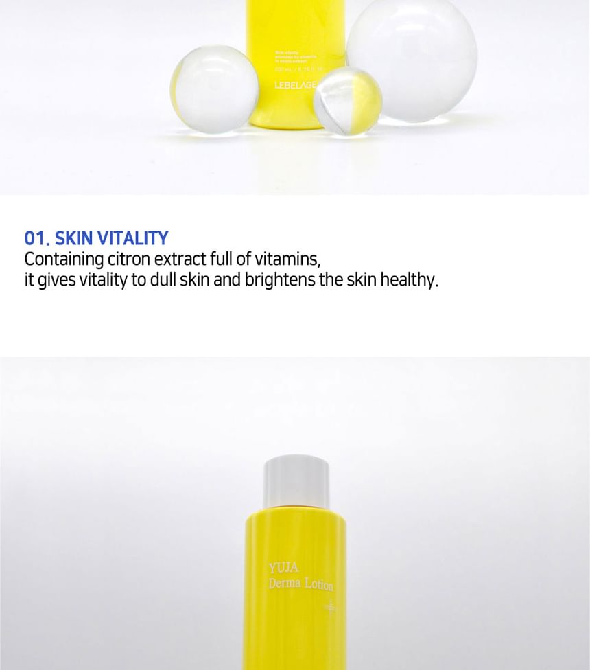 LEBELAGE - Yuja Derma Lotion, 200ml, 250 g, 8809445617215