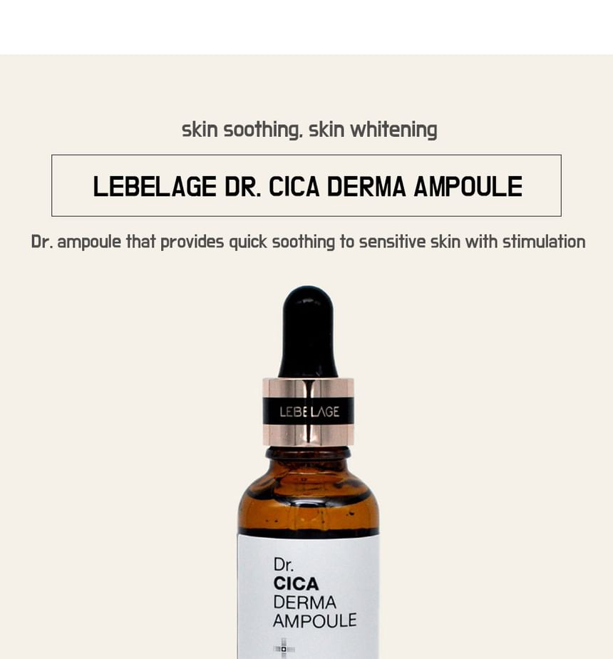 LEBELAGE - Dr. Cica Derma Ampoule, 30 ml, 97 g, 8809445617031