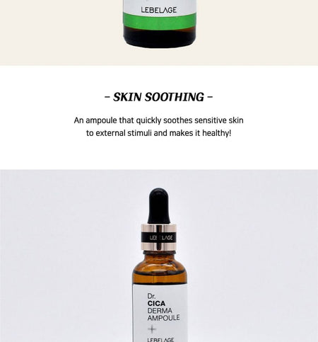 LEBELAGE - Dr. Cica Derma Ampoule, 30 ml, 97 g, 8809445617031