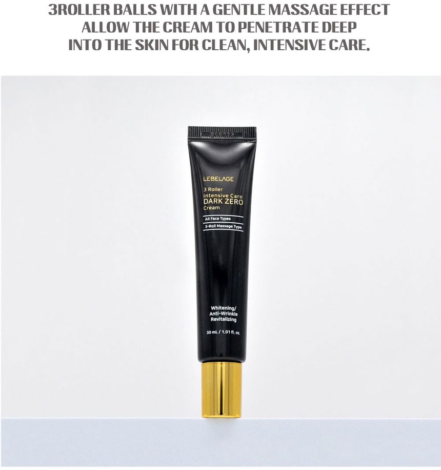 LEBELAGE - 3 Roller Intensive Care Dark Zero Cream, 30ml, 50 g, 8809445611886