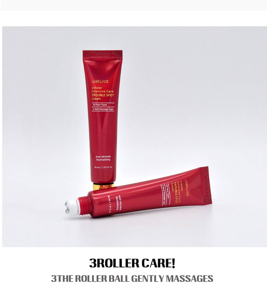 LEBELAGE - 3 Roller Intensive Care Trouble Spot Cream, 30ml, 50 g, 8809445611893