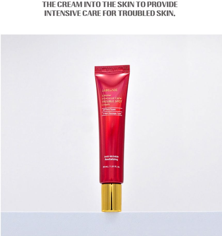 LEBELAGE - 3 Roller Intensive Care Trouble Spot Cream, 30ml, 50 g, 8809445611893