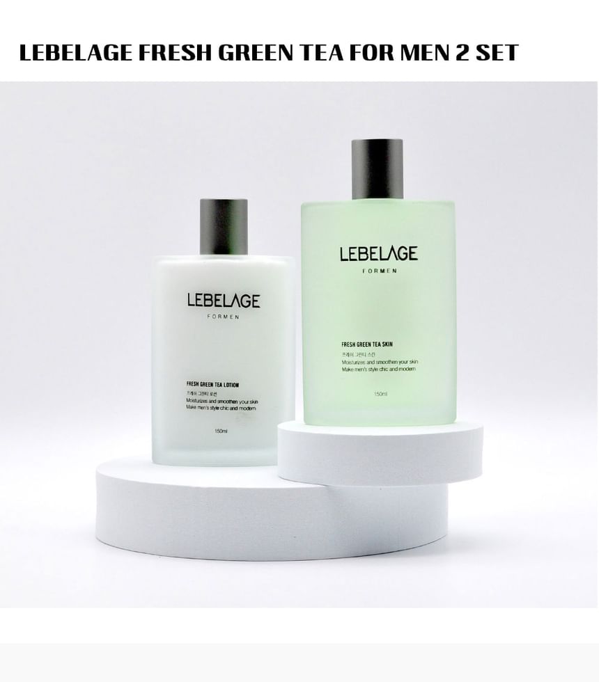 LEBELAGE - Fresh Green Tea for Men 2 Set, 2 pcs, 850 g, 8809679092321