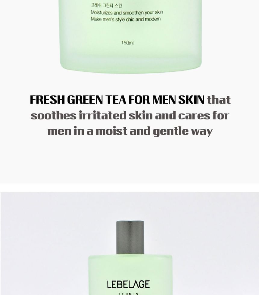 LEBELAGE - Fresh Green Tea for Men 2 Set, 2 pcs, 850 g, 8809679092321