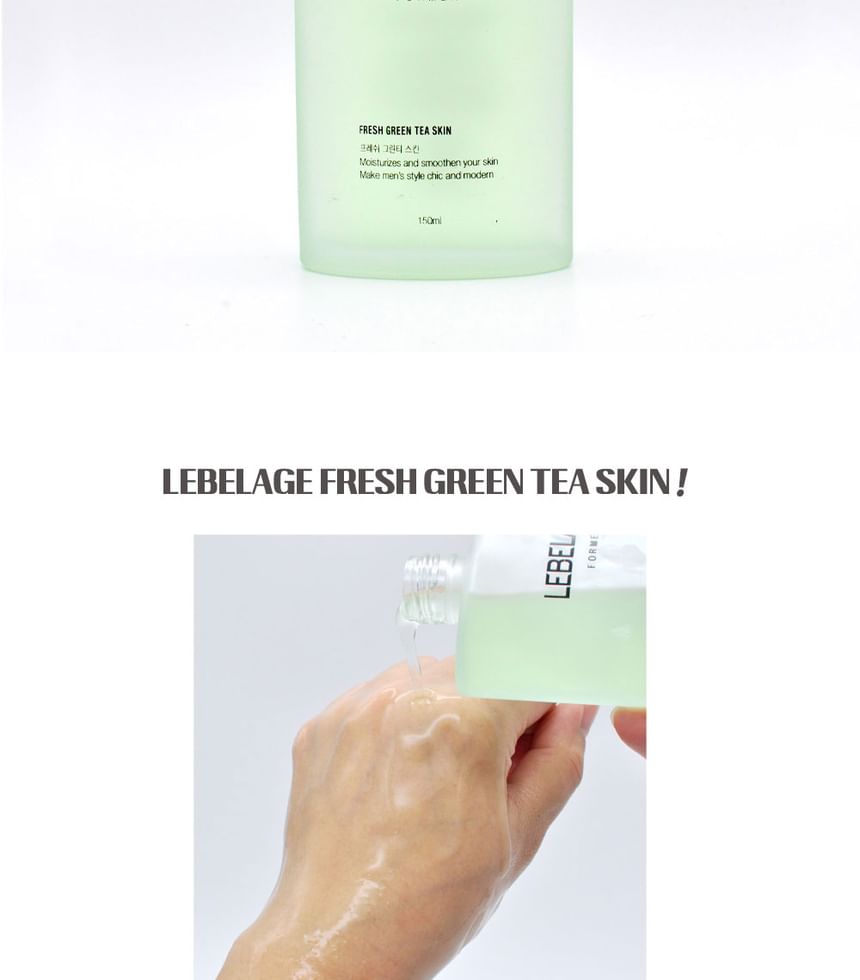 LEBELAGE - Fresh Green Tea for Men 2 Set, 2 pcs, 850 g, 8809679092321