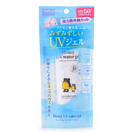 Country & Stream - Honey UV Water Gel SPF 50+ PA++++, 45g, 61 g, 4901008613352