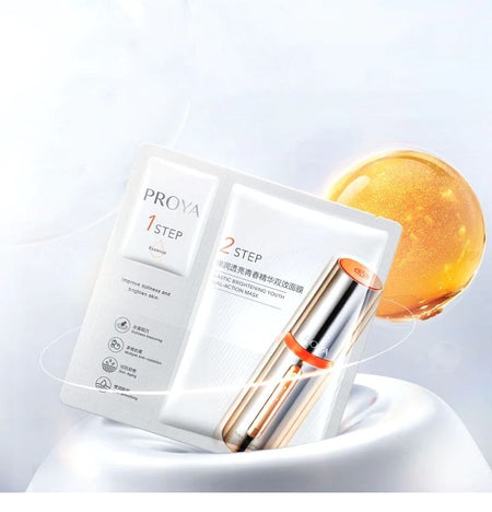 PROYA - Elastic Brightening Youth Dual-Action Mask (1pc), 1 pc, 40 g, 6948043449865