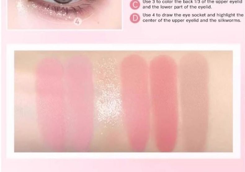 HOLD LIVE - 6 Color Eyeshadow - Jasmine Tea, #H01 Jasmine Tea - 9g, 61 g, 6955416236250