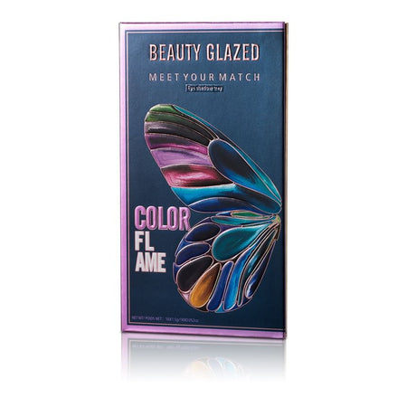 BEAUTY GLAZED - Color Flame Butterfly Eyeshadow Palette (18 Colours), #B110, 112 g, 6970201940662