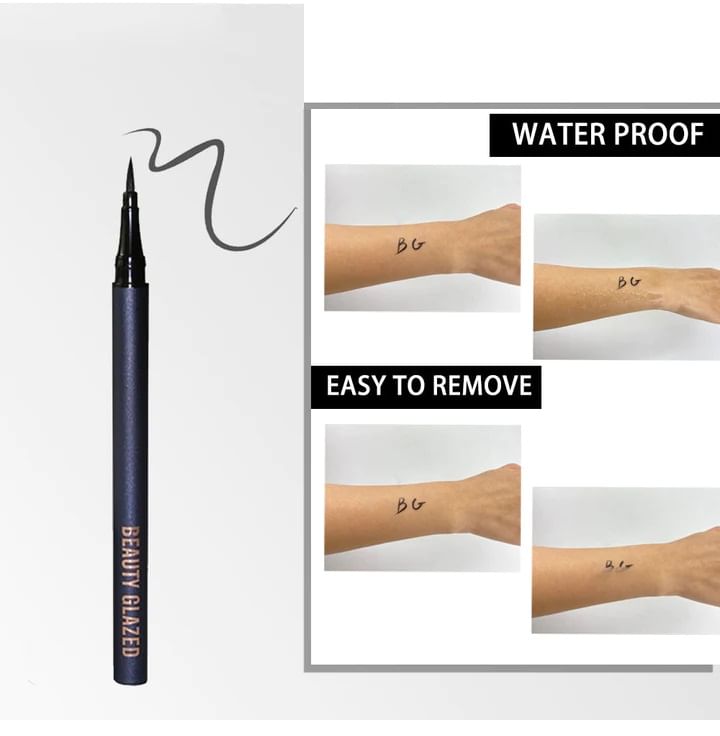 BEAUTY GLAZED - Extremely Black Waterproof Eyeliner, #B68 - 0.035oz, 20 g, 6923263732331