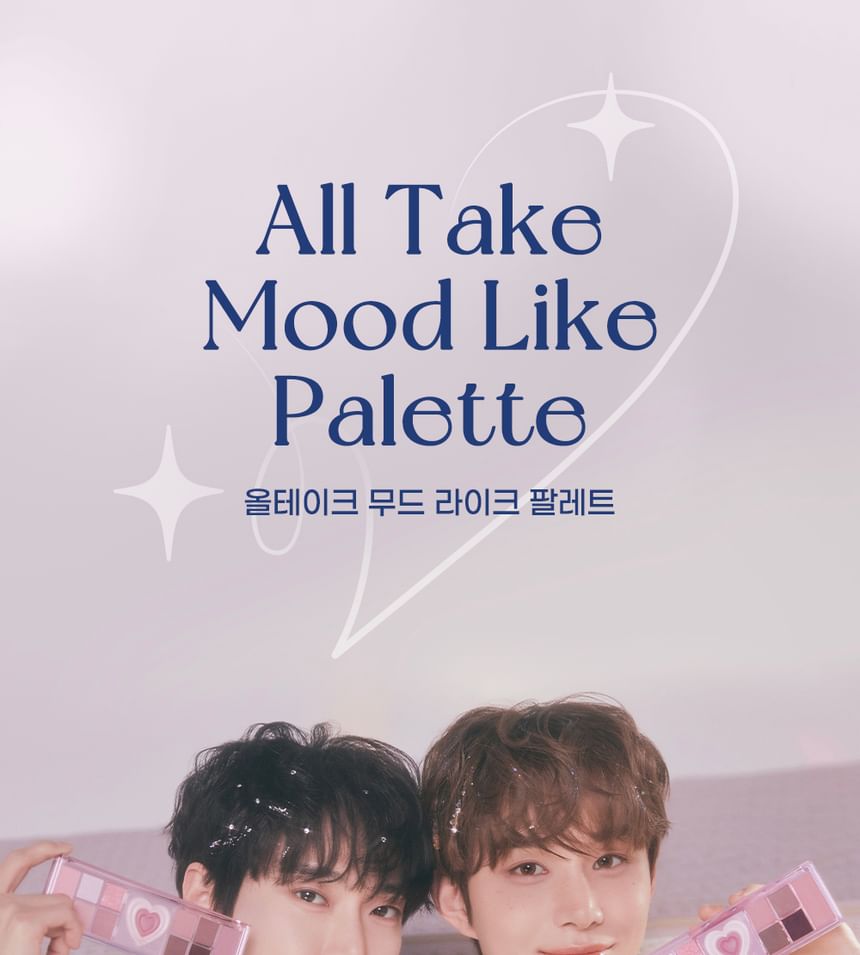 peripera - All Take Mood Like Palette Night Peri Friends Edition, #04 Cool Blush, 135 g, 8809970752610