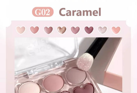 GOGO TALES - Heart Blush Palette - Caramel, #G02 Caramel - 9.5g, 70 g, 6955416236007