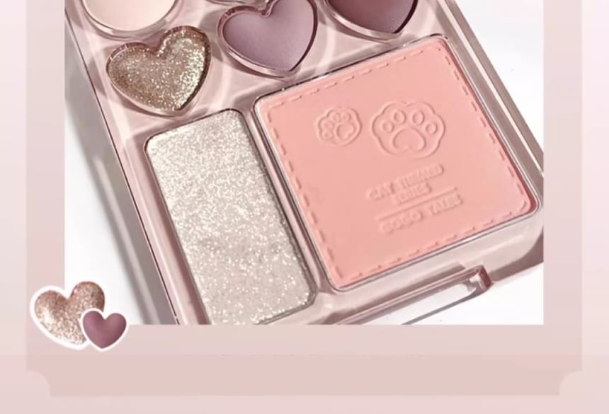 GOGO TALES - Heart Blush Palette - Caramel, #G02 Caramel - 9.5g, 70 g, 6955416236007