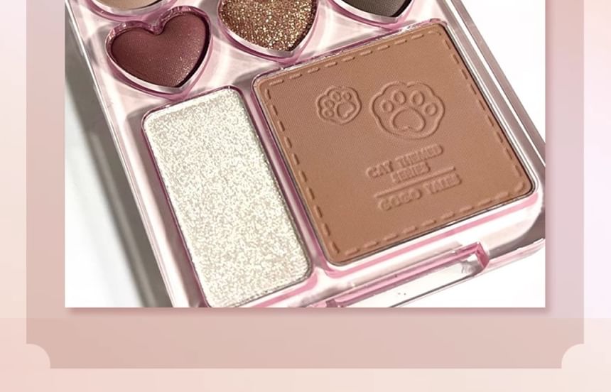 GOGO TALES - Heart Blush Palette - Truffle, #G04 Truffle - 9.5g, 70 g, 6955416237653