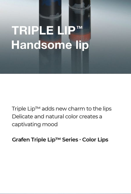 GRAFEN - Triple Lip Handsome Lip, 4.3g, 23 g, 8809447928296