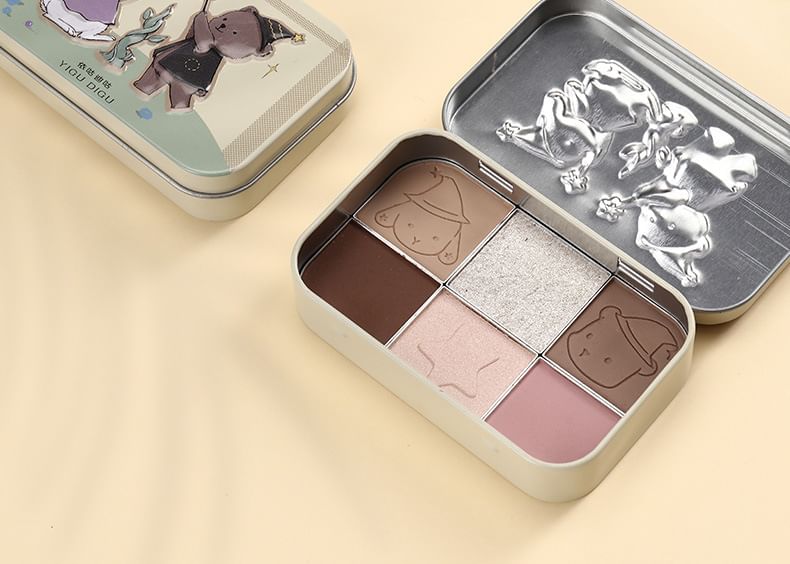 YIGU DIGU - Travel Series Metal Box Eyeshadow Palette #02, #02 House Stay - 18g, 86 g, 6970399059795