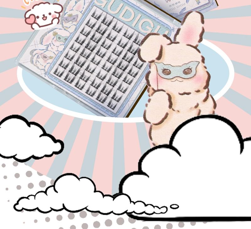 YIGU DIGU - Cat Eyes False Eyelashes, 1 set, 44 g, (no barcode)