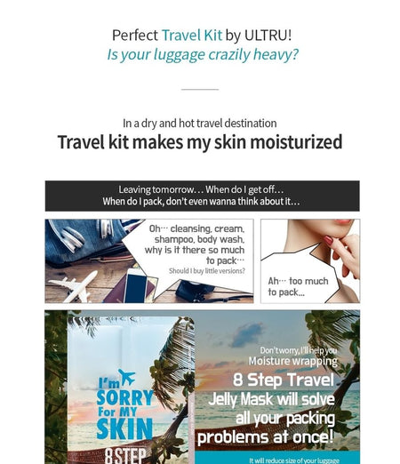 I’m SORRY For MY SKIN - 8 Step Travel Jelly Mask, 1 pc, 130 g, 8809511983022
