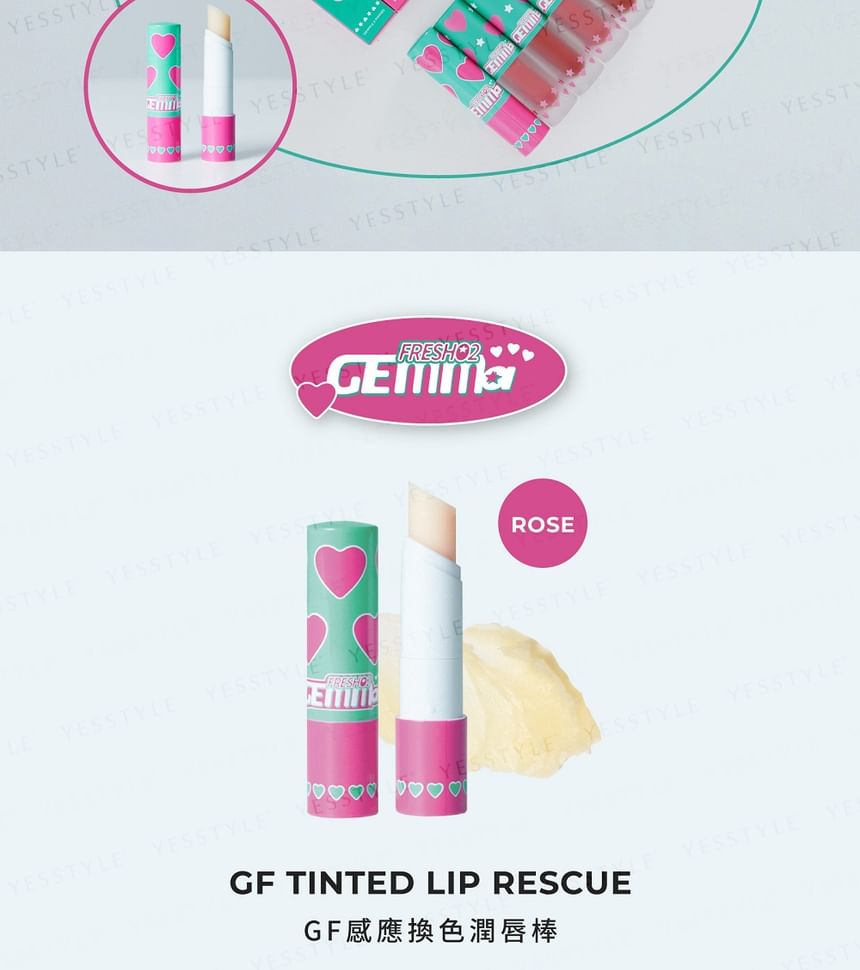 FreshO2 - Gemma G2K Tinted Lip Rescue, 1 pc, 100 g, 4719890783325