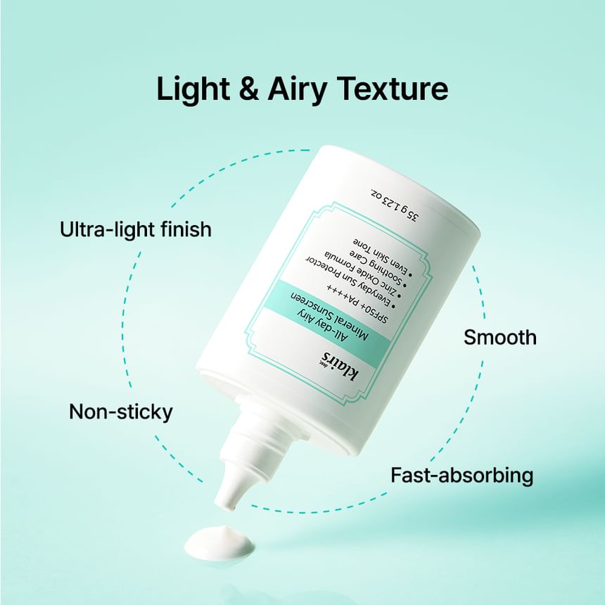 Dear, Klairs - All-day Airy Mineral Sunscreen, 35g, 64 g, 8809572892400