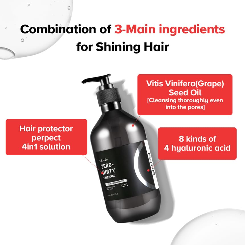 GRAFEN - Zero-Dirty Shampoo, 500ml, 1000 g, 8809642612495