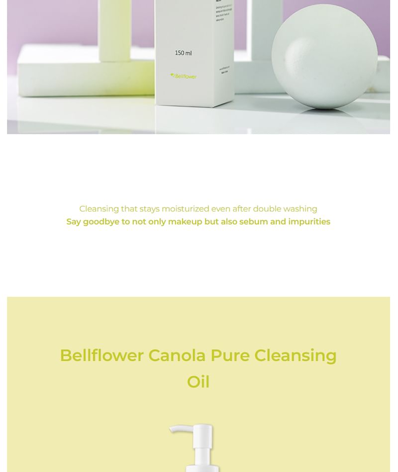 Bellflower - Canola Pure Cleansing Oil, 150ml, 185 g, 