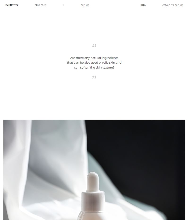 Bellflower - Ectoin 3% Serum, 30ml, 55 g, 8809738317792