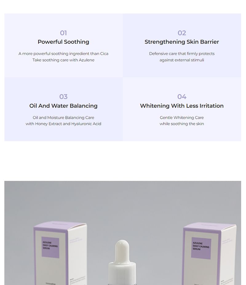 Bellflower - Azulene Daily Calming Serum, 30ml, 135 g, 8809144071141