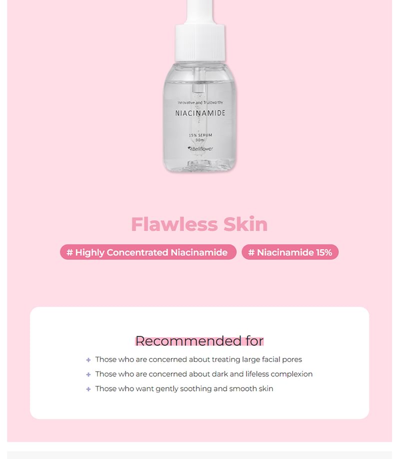 Bellflower - Niacinamide 15% Serum, 30ml, 57 g, 8809738315620