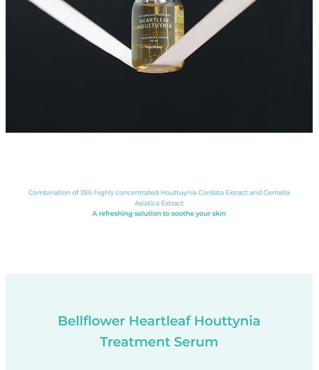 Bellflower - Heartleaf Houttynia Treatment Serum, Renewed: 30ml, 55 g, 8809567925359