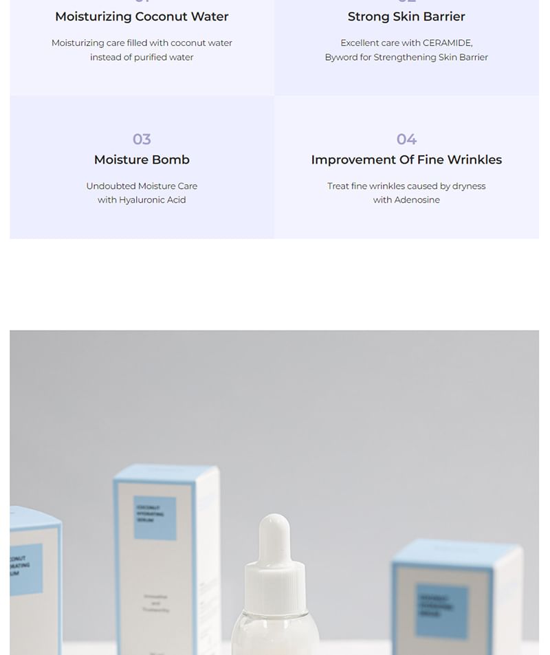 Bellflower - Coconut Hydrating Serum, Renewed: 30ml, 55 g, 8809567925366