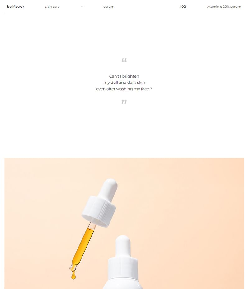 Bellflower - Vitamin C 20% Serum, 30ml, 55 g, 