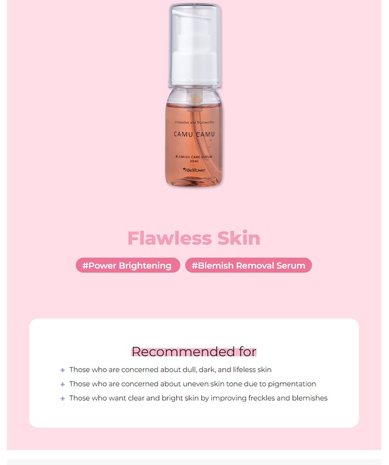 Bellflower - Camu Camu Blemish Care Serum, New Version: 30ml, 55 g, 