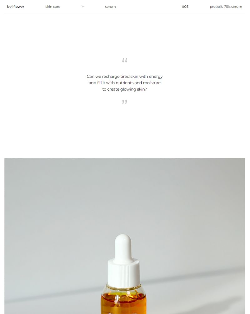 Bellflower - Propolis 76% Serum, 30ml, 52 g, 