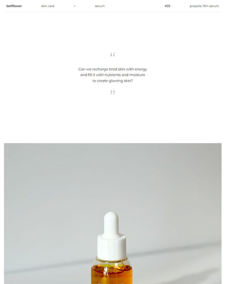Bellflower - Propolis 76% Serum, 30ml, 52 g, 