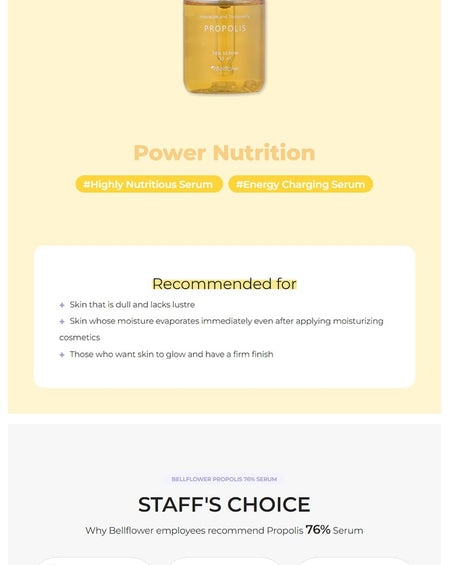 Bellflower - Propolis 76% Serum, 30ml, 52 g, 