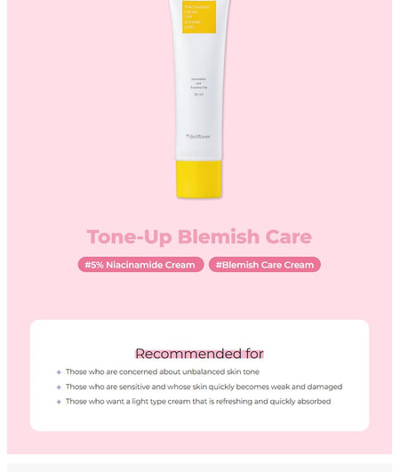 Bellflower - Niacinamide Cream for Blemish Care, 30ml, 47 g, 8809738312841