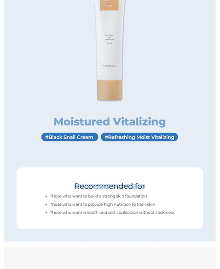 Bellflower - Black Snail Cream for Vitalizing, 30ml, 48 g, 8809738312971