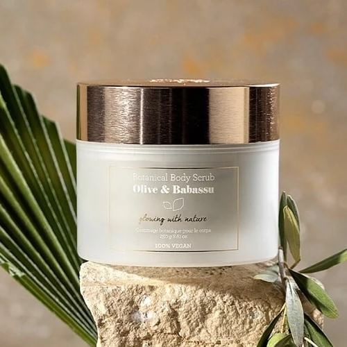 Laline - Olive & Babassu Series Botanical Body Scrub, 250g, 300 g, 7291067025539