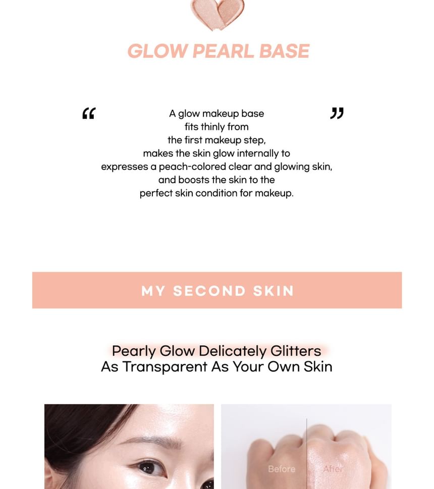 Peach C - Beige Glow Make Up Base, 35ml, 50 g, 8809836440491