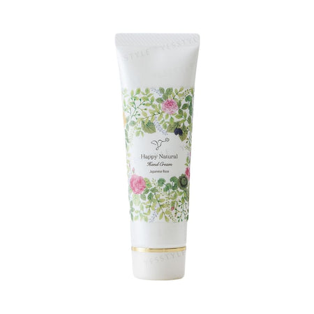 Happy Natural - Rose Hand Cream, 55g, 64 g, 4524222100943
