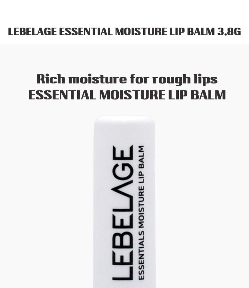 LEBELAGE - Essential Moisture Lip Balm, 3.8g, 16 g, 8809679091812