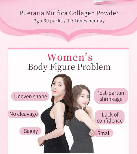 BHK’s - Pueraria Mirifica Collagen Powder, 3g x 30 packs, 240 g, 4713051526875