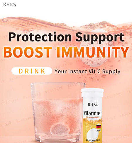 BHK’s - Vitamin C 1000 Effervescent Tablets, 10 tablets, 140 g, 4713051524567