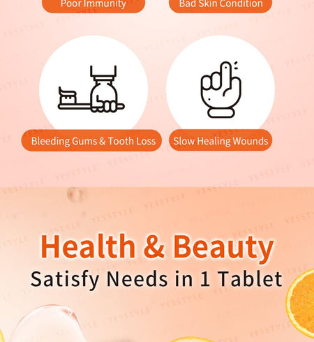 BHK’s - Vitamin C 1000 Effervescent Tablets, 10 tablets, 140 g, 4713051524567