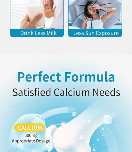 BHK’s - Calcium + Vitamin D3 Effervescent Tablets, 10 tablets, 140 g, 4713051524581