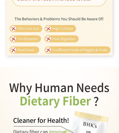 BHK’s - Dietary Fiber Drink, 9g x 30 packs, 240 g, 4713051524079