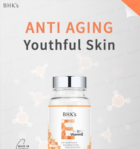 BHK’s - Vitamin E Softgels, 60 softgels, 280 g, 4713051524598