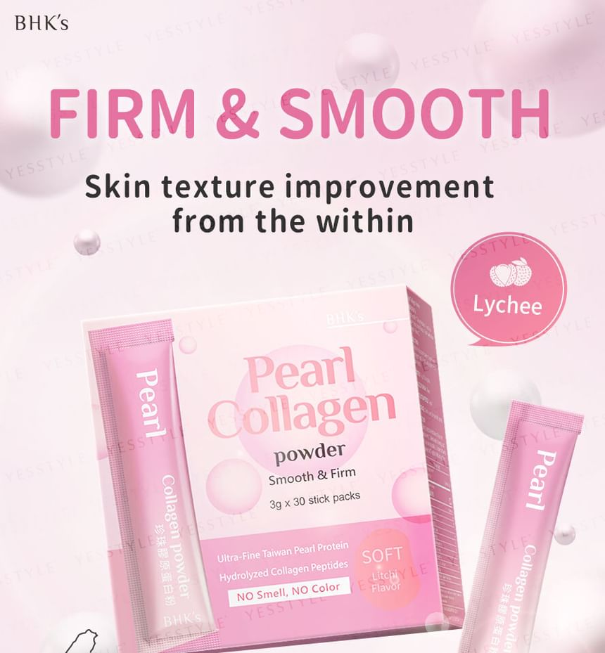 BHK’s - Pearl Collagen Powder, 3g x 30 packs, 240 g, 4713051526905